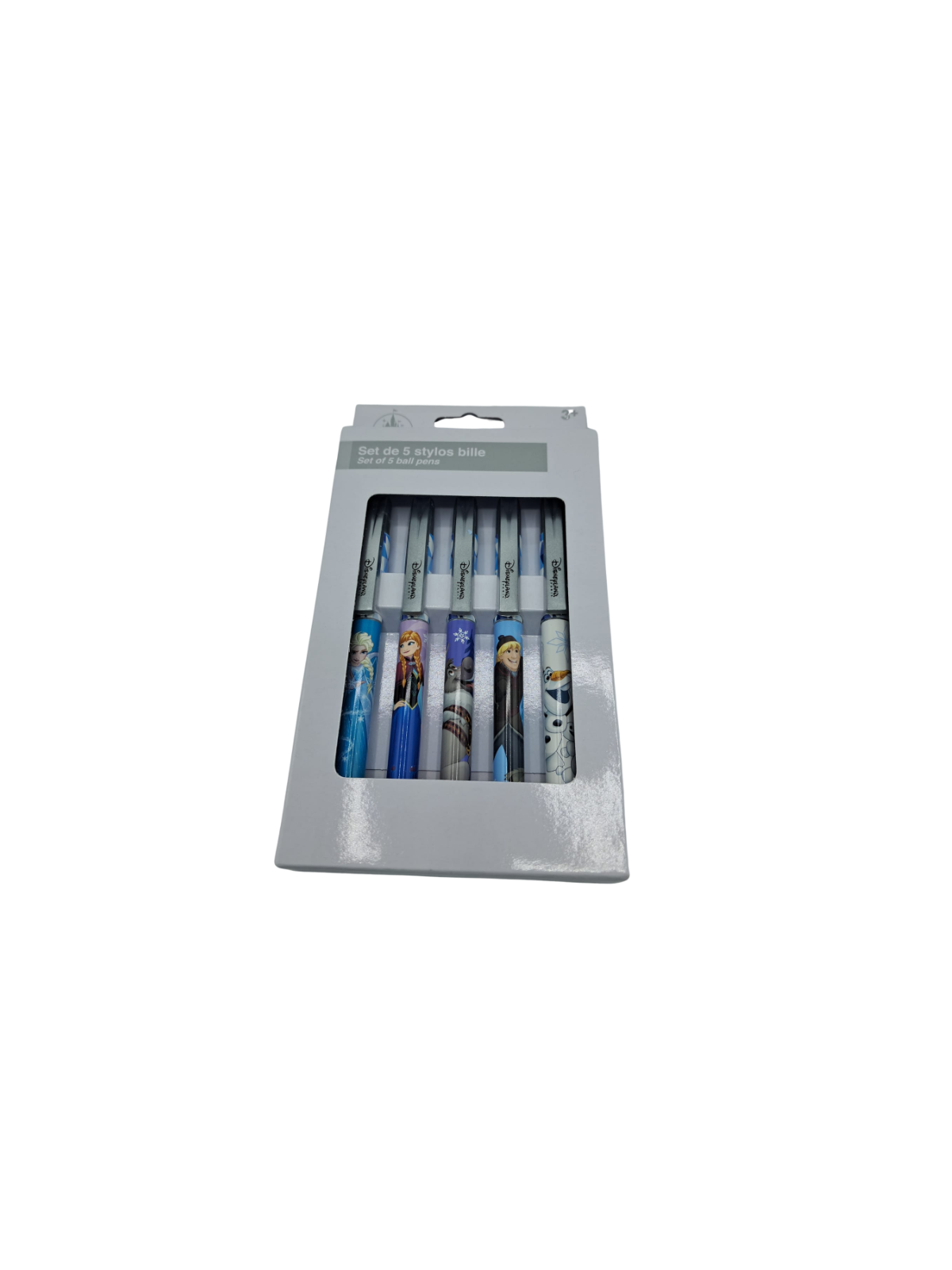 Set de 5 stylos La Reine des neiges Frozen Disneyland Paris