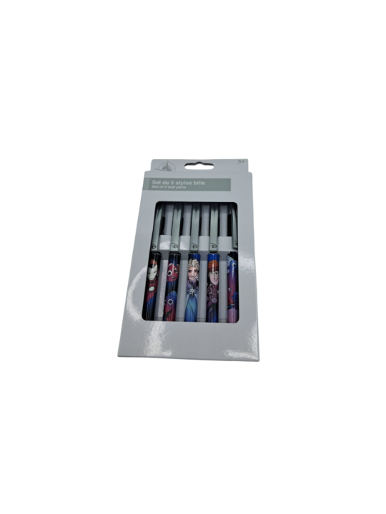 Set de 5 stylos Adventure world Disneyland Paris