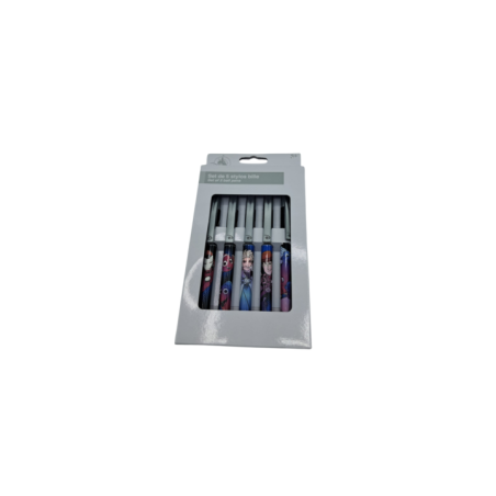Set de 5 stylos Adventure world Disneyland Paris