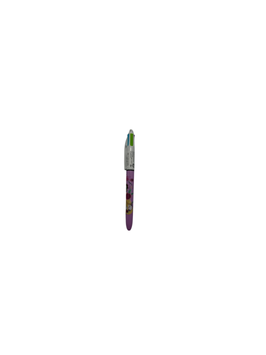 Stylo BIC 4 Couleurs Belle La belle & la bête Disneyland Paris