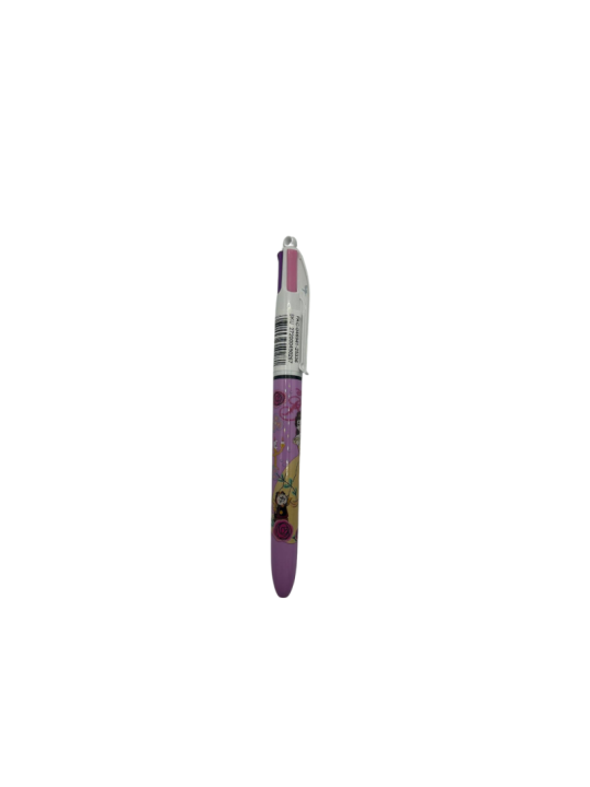 Stylo BIC 4 Couleurs Belle La belle & la bête Disneyland Paris