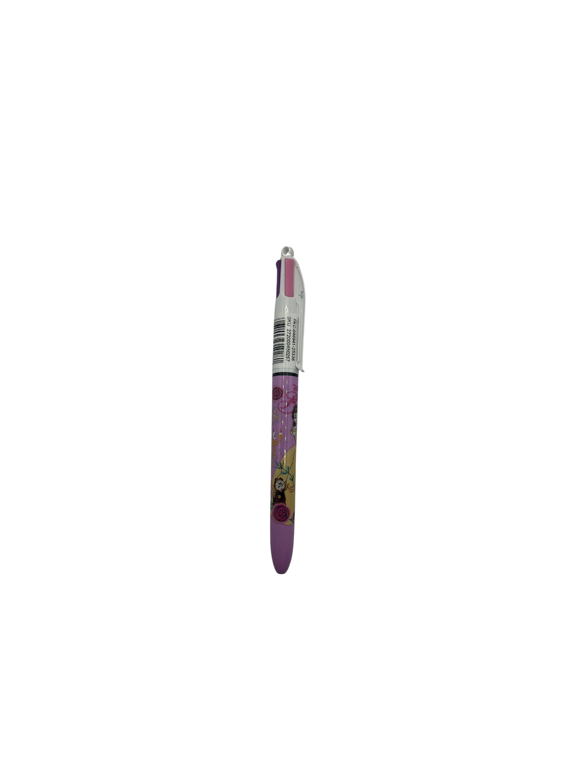 Stylo BIC 4 Couleurs Belle La belle & la bête Disneyland Paris