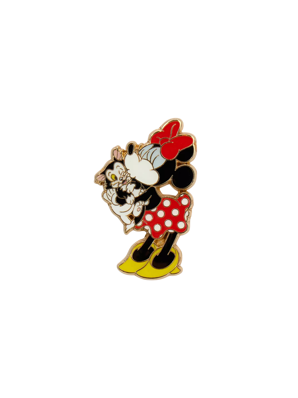 Pin's loungefly minnie & figaro import