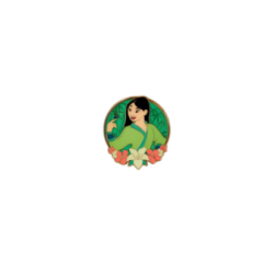 Pin's loungefly flowers mulan import