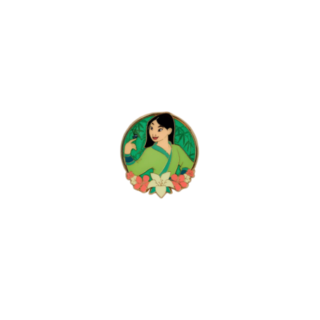 Pin's loungefly flowers mulan import