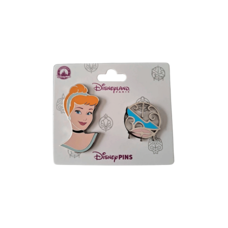 Set Pin's Cendrillon Disney : Collection Disneyland Paris