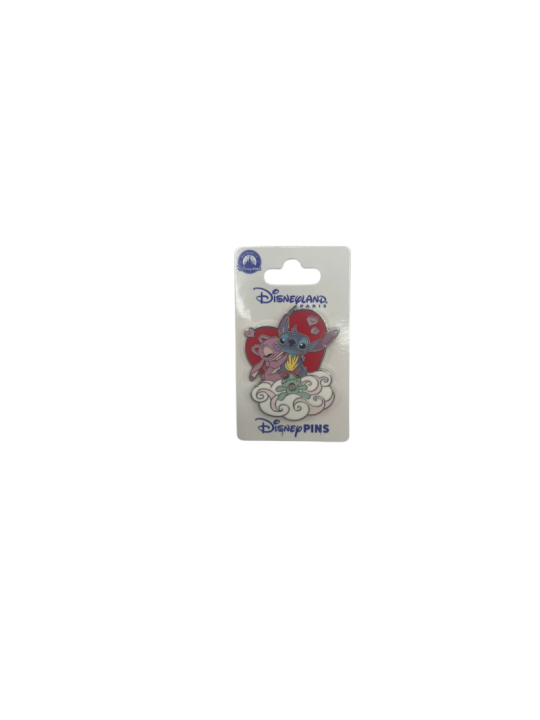 Pin's LOVE Stitch & Angel Disneyland paris