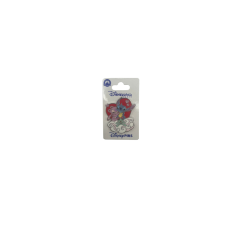 Pin's LOVE Stitch & Angel Disneyland paris