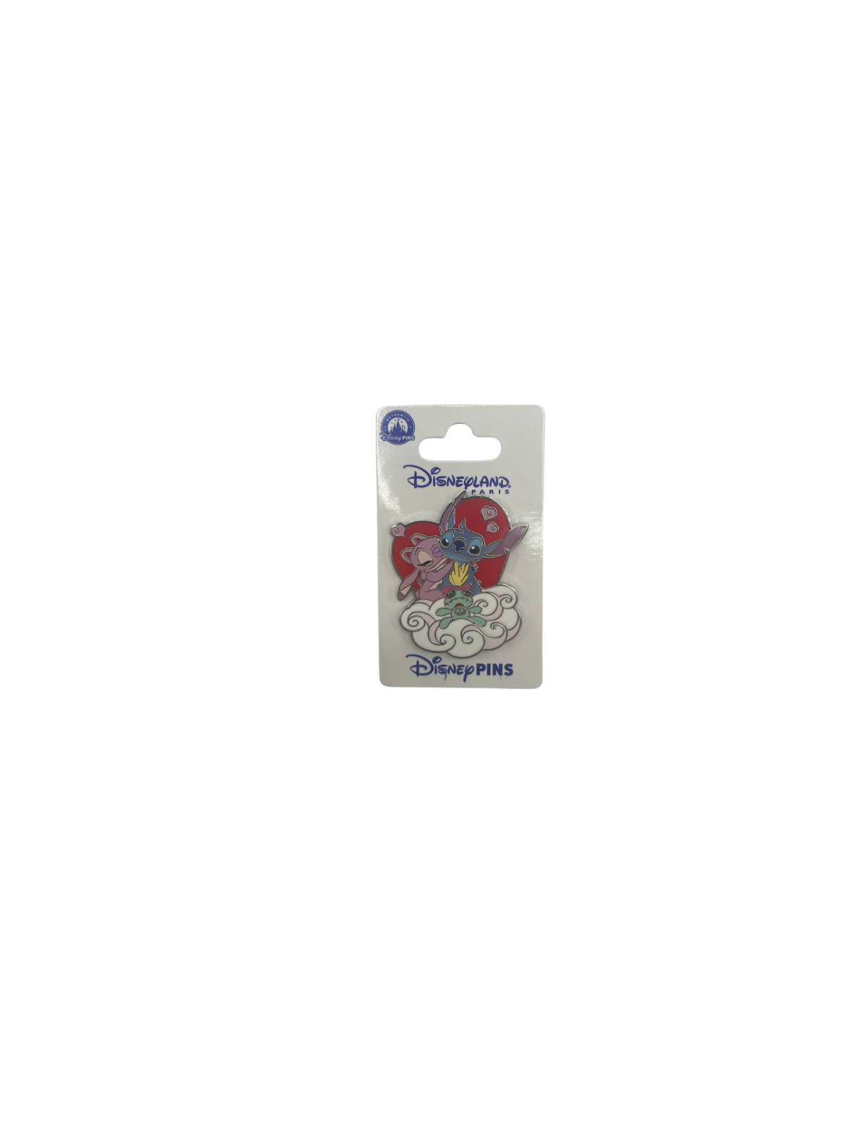 Pin's LOVE Stitch & Angel Disneyland paris