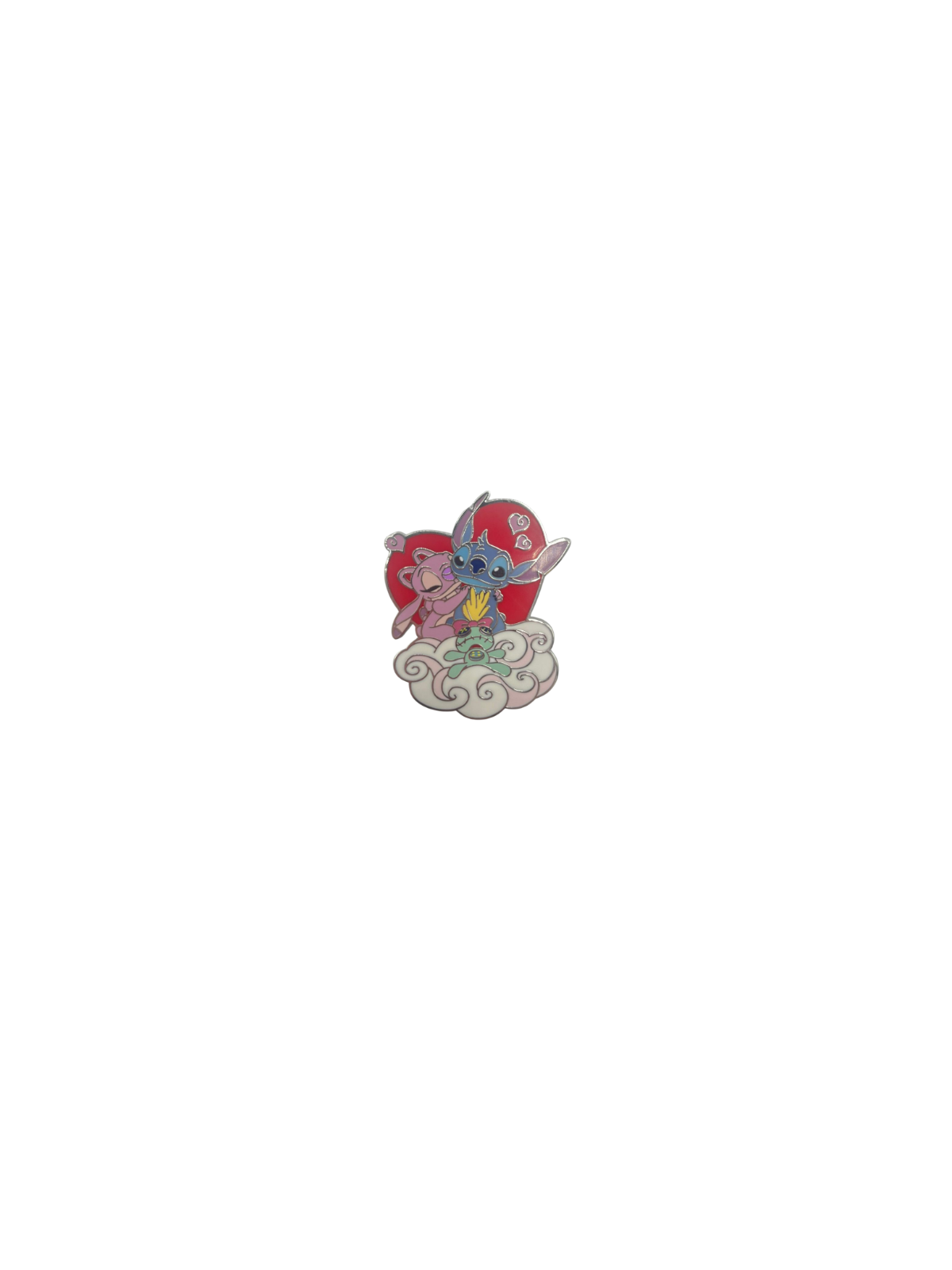 Pin's LOVE Stitch & Angel Disneyland paris