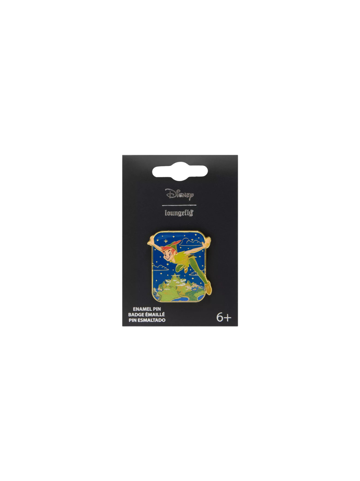 Pin's loungefly peter pan flying