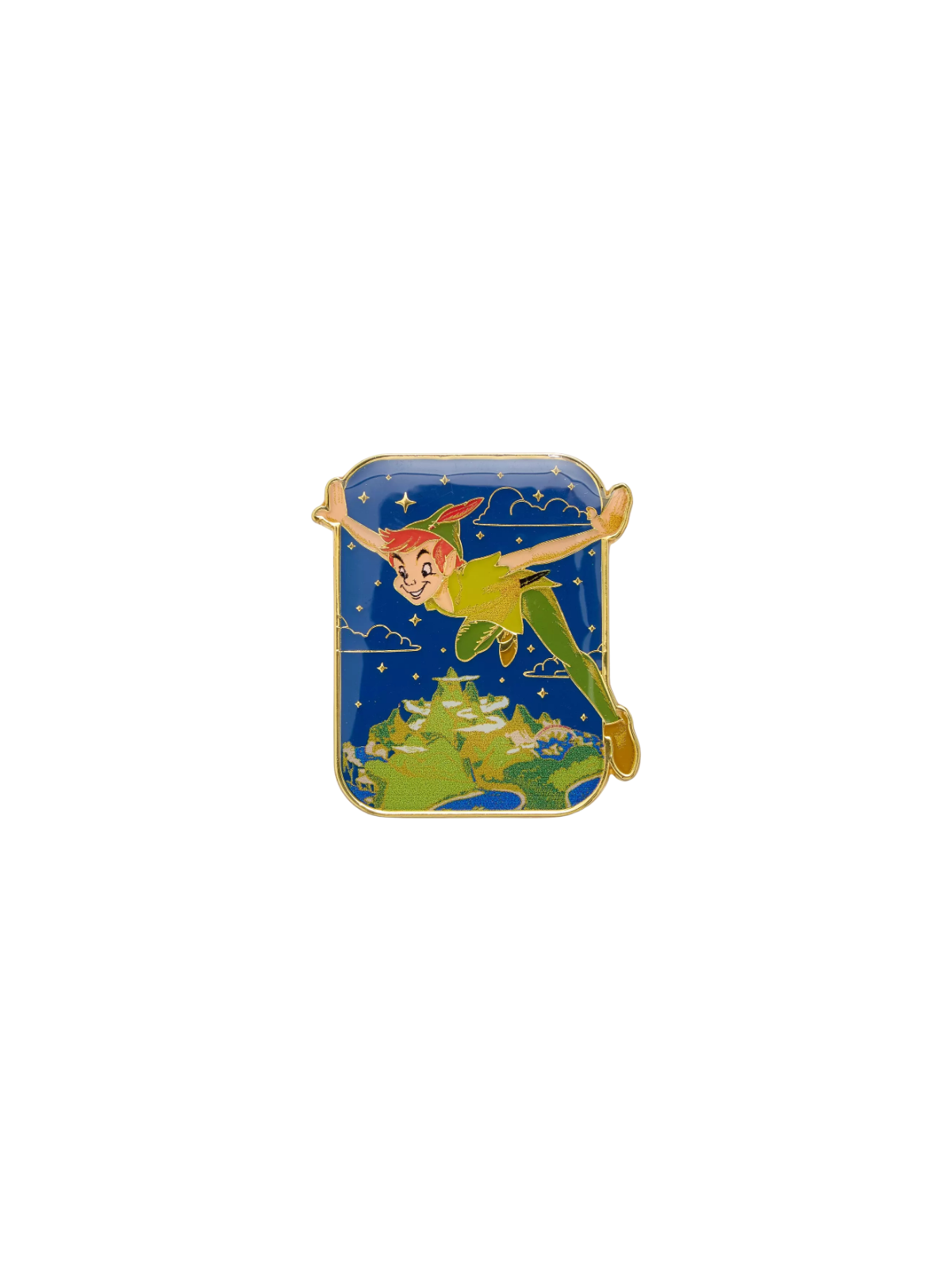 Pin's loungefly peter pan flying