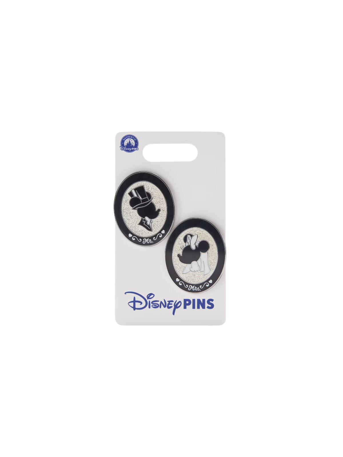 Ensemble de pin's Mickey et Minnie en ombres chinoises "Monsieur et Madame" Disney