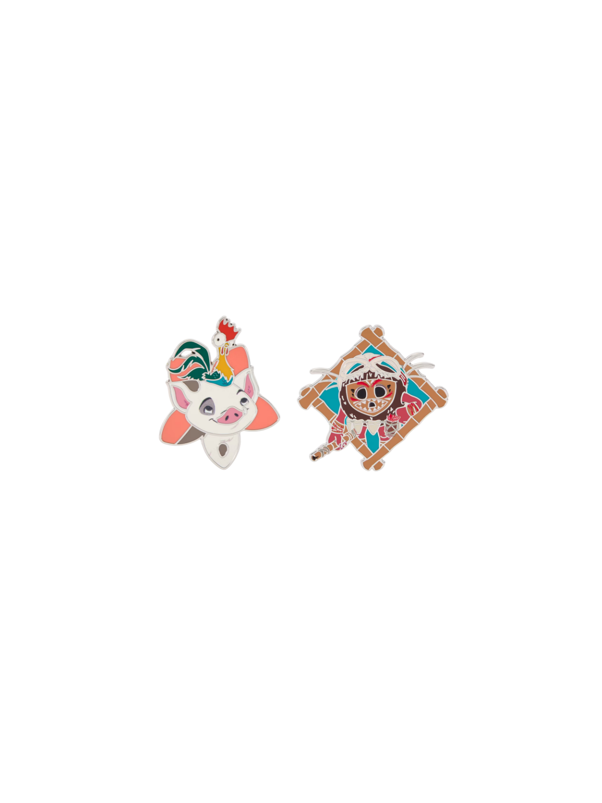 Ensemble de pin's Pua, Heihei et Kakamora Vaiana Disney