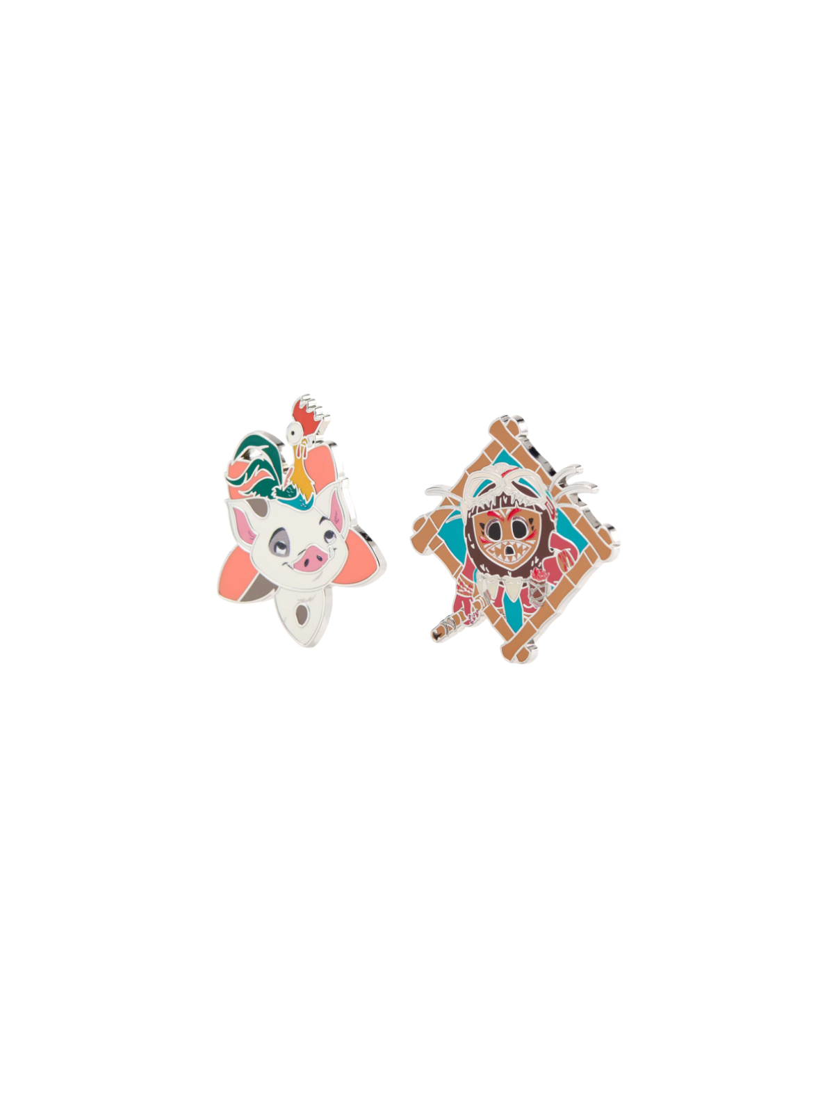 Ensemble de pin's Pua, Heihei et Kakamora Vaiana Disney