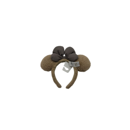 Ears Minnie Mouse Brown Winter Disney Import Asie