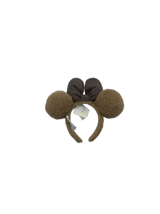 Ears Minnie Mouse Brown Winter Disney Import Asie