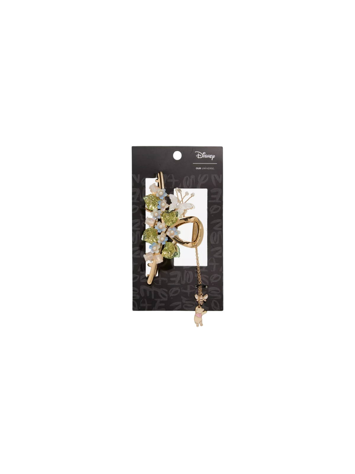 Pince à cheveux floral Winnie l'ourson Disney Import