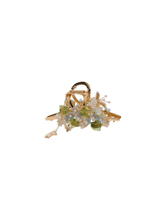 Pince à cheveux floral Winnie l'ourson Disney Import