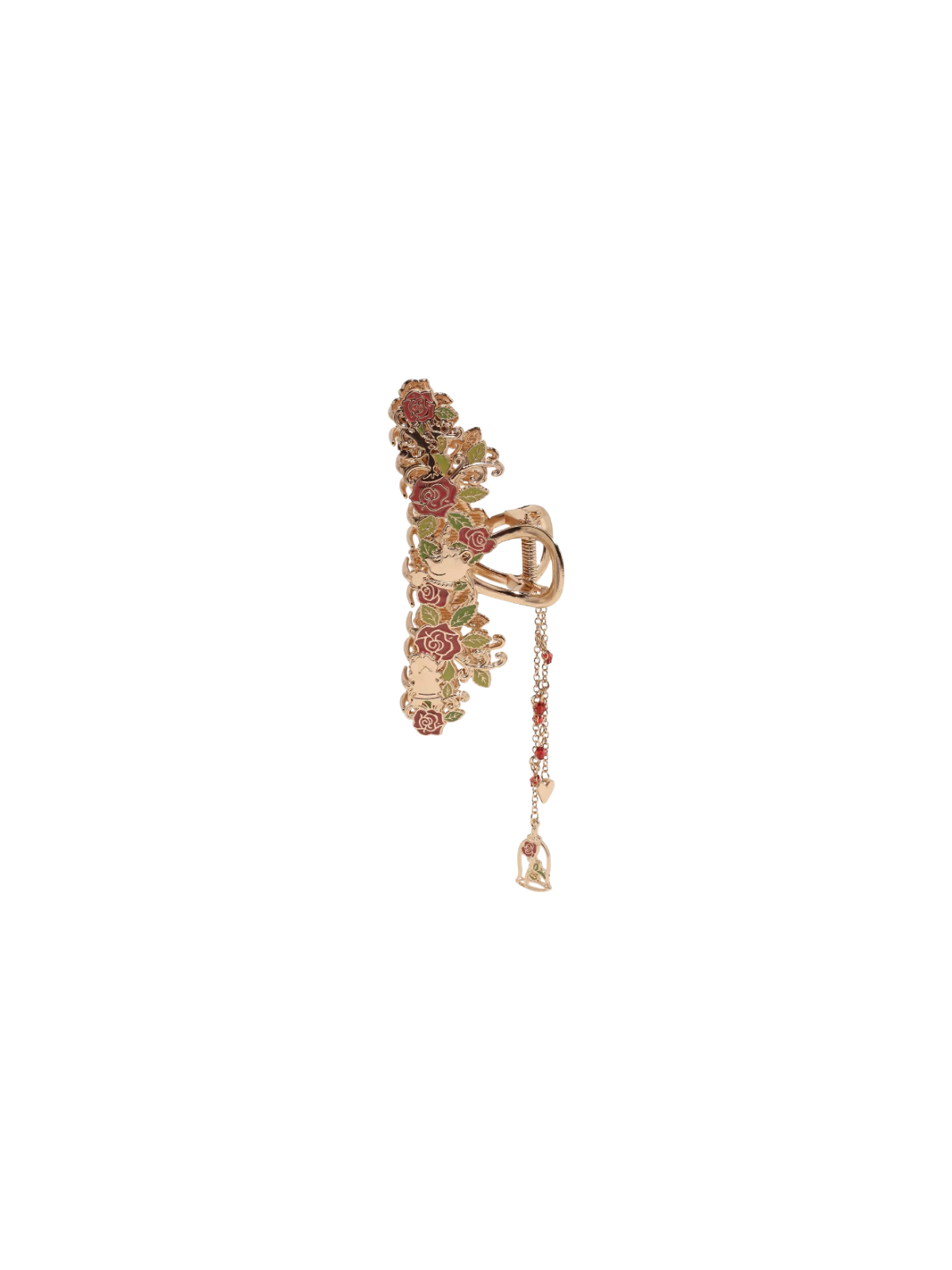 Pince à cheveux rose métal La belle & la bête Disney Import