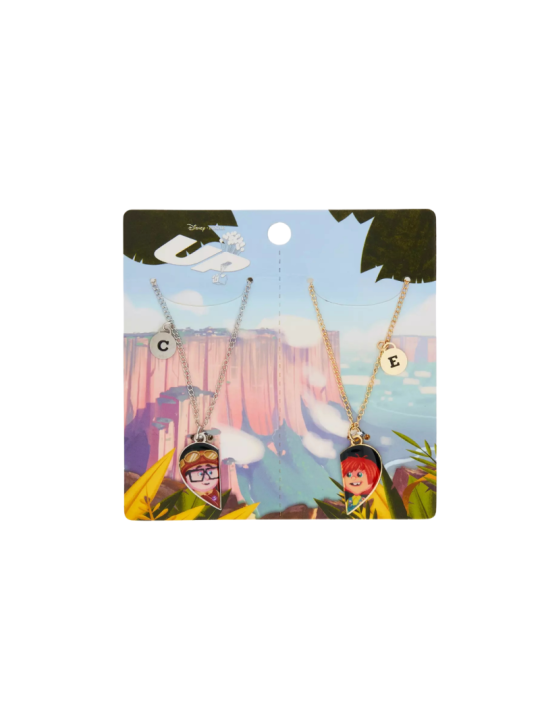 Collier Duo Best friends Carl & Ellie Là-haut Disney Import