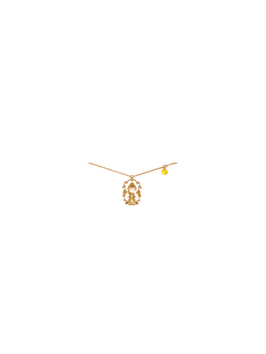 Collier Belle portrait La belle & la bête Disney Girlscrew