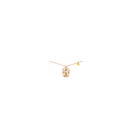 Collier Belle portrait La belle & la bête Disney Girlscrew