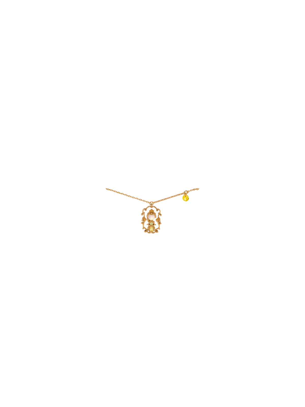 Collier Belle portrait La belle & la bête Disney Girlscrew
