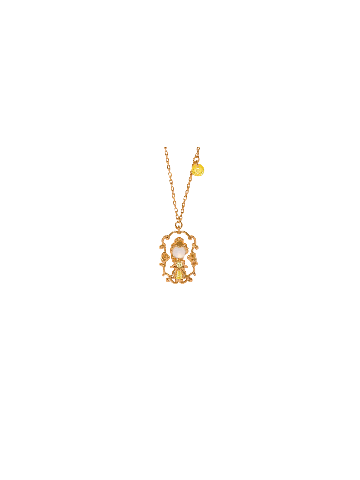 Collier Belle portrait La belle & la bête Disney Girlscrew