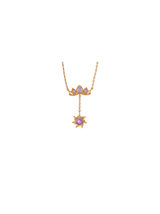 Collier Raiponce crown Disney Girlscrew