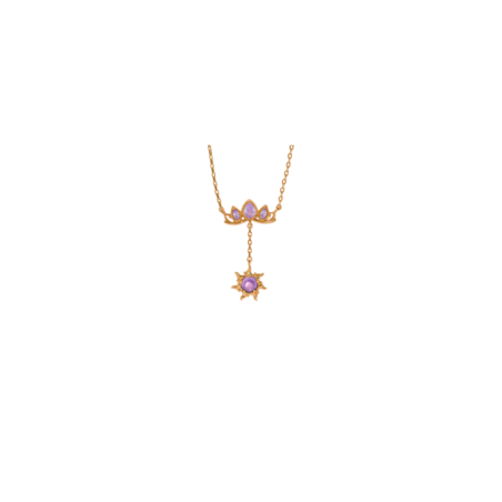 Collier Raiponce crown Disney Girlscrew