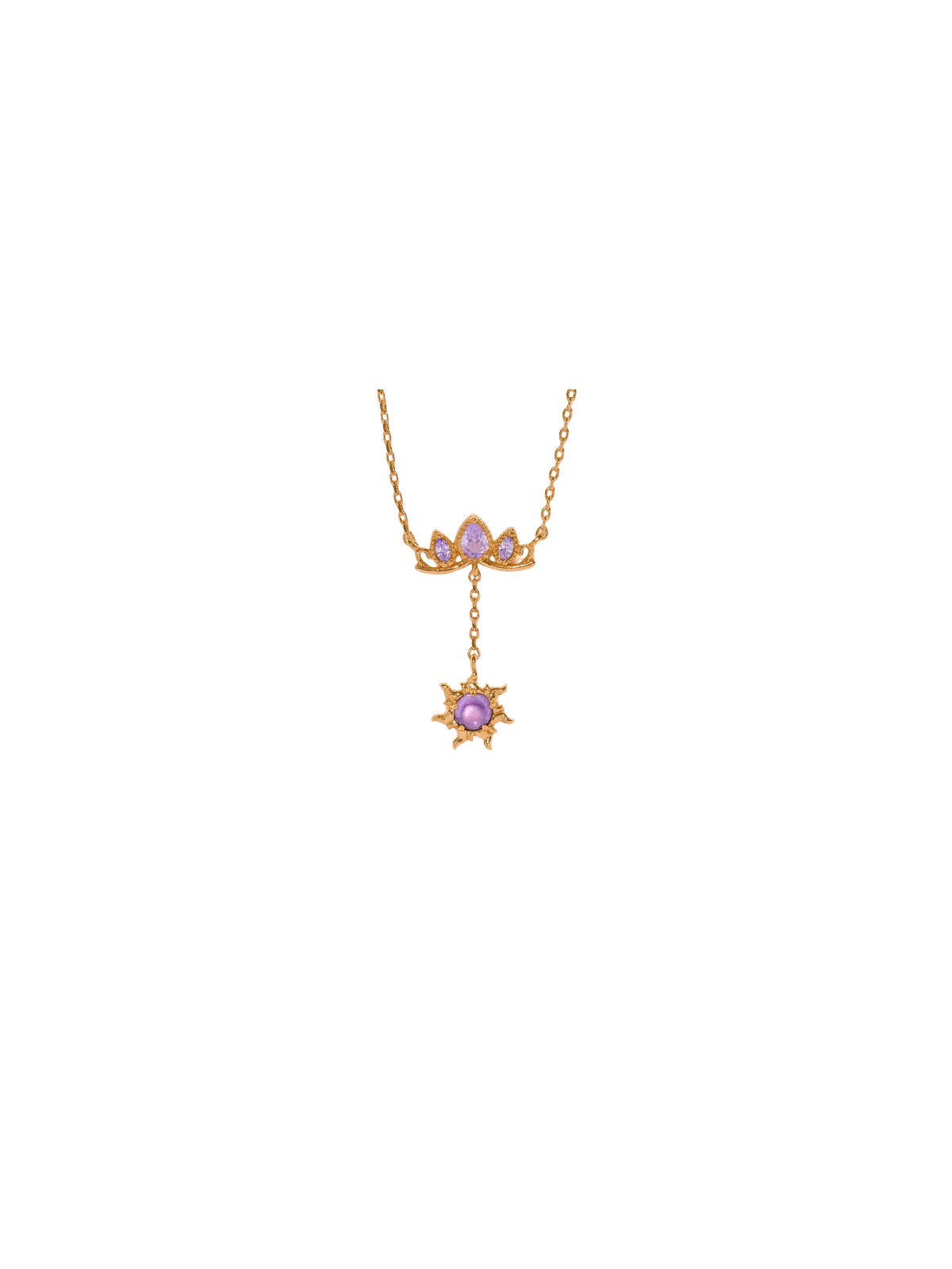 Collier Raiponce crown Disney Girlscrew