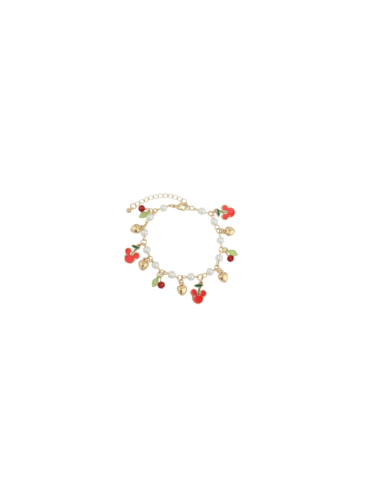 Bracelet Cherry charms Minnie Mouse Disney Import