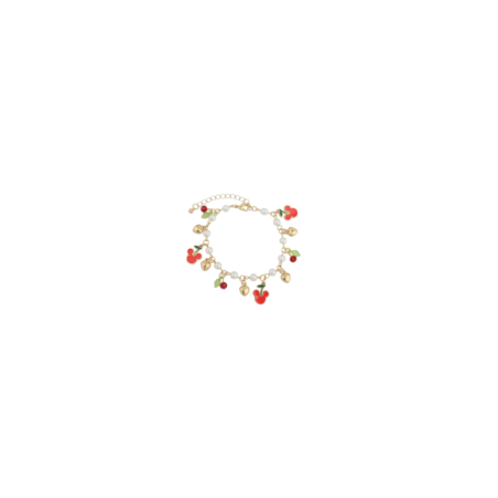 Bracelet Cherry charms Minnie Mouse Disney Import