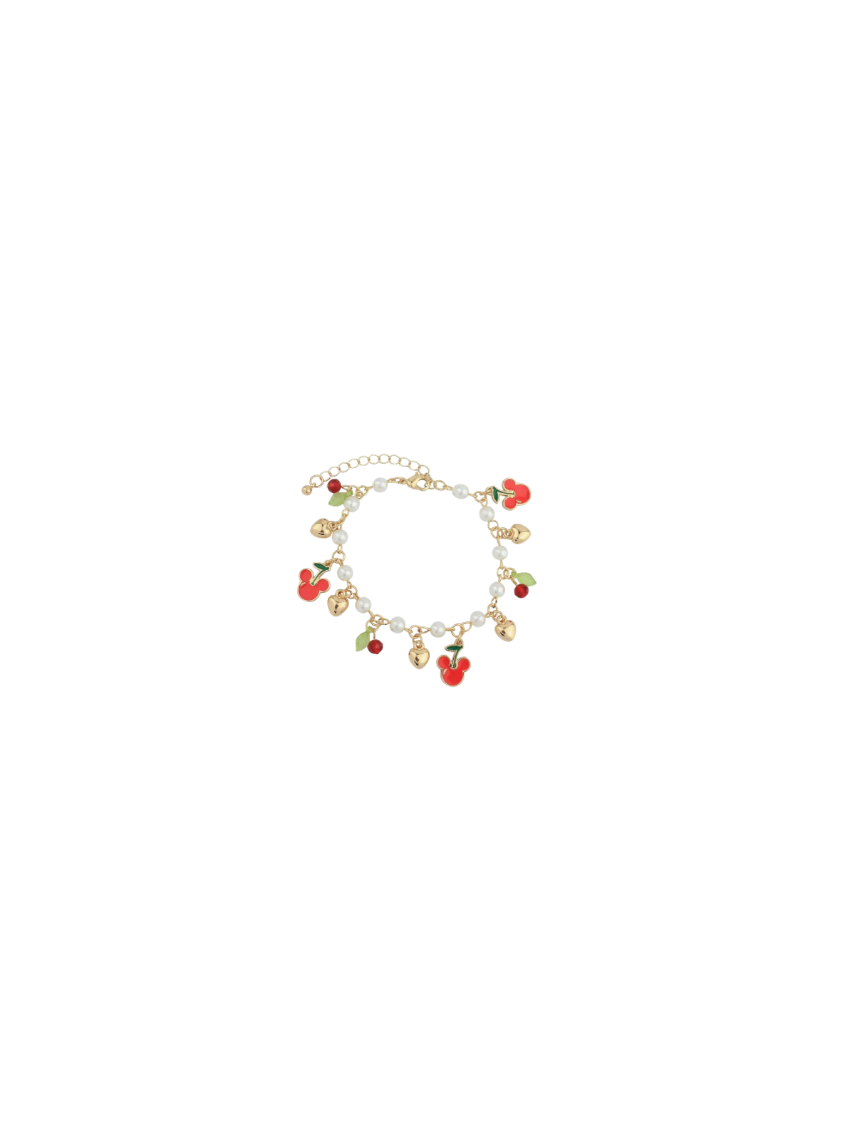 Bracelet Cherry charms Minnie Mouse Disney Import