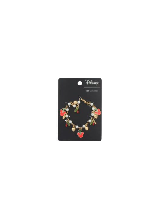 Bracelet Cherry charms Minnie Mouse Disney Import