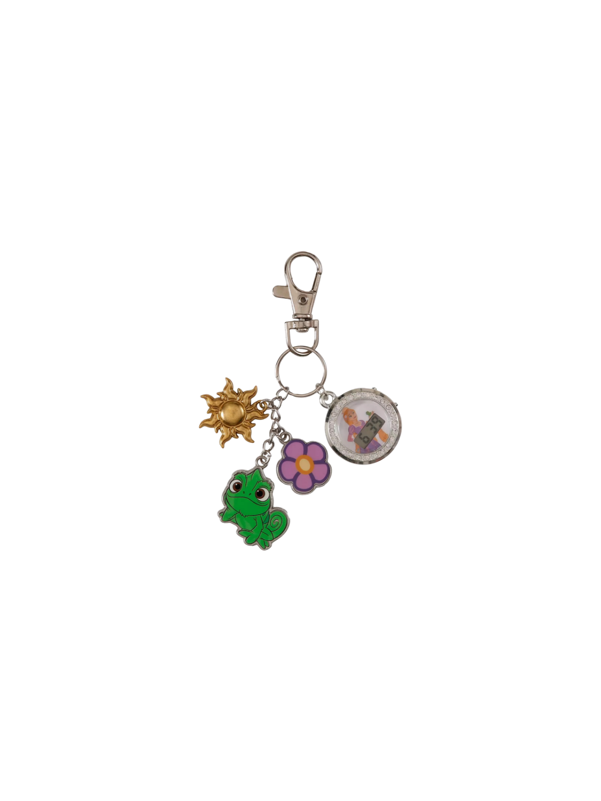 Porte clés digital watch multi charms Raiponce Disney Import