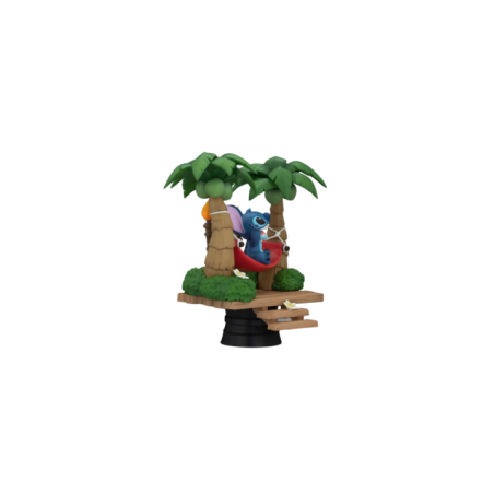 Figurine Diorama Stitch Hamac Disney