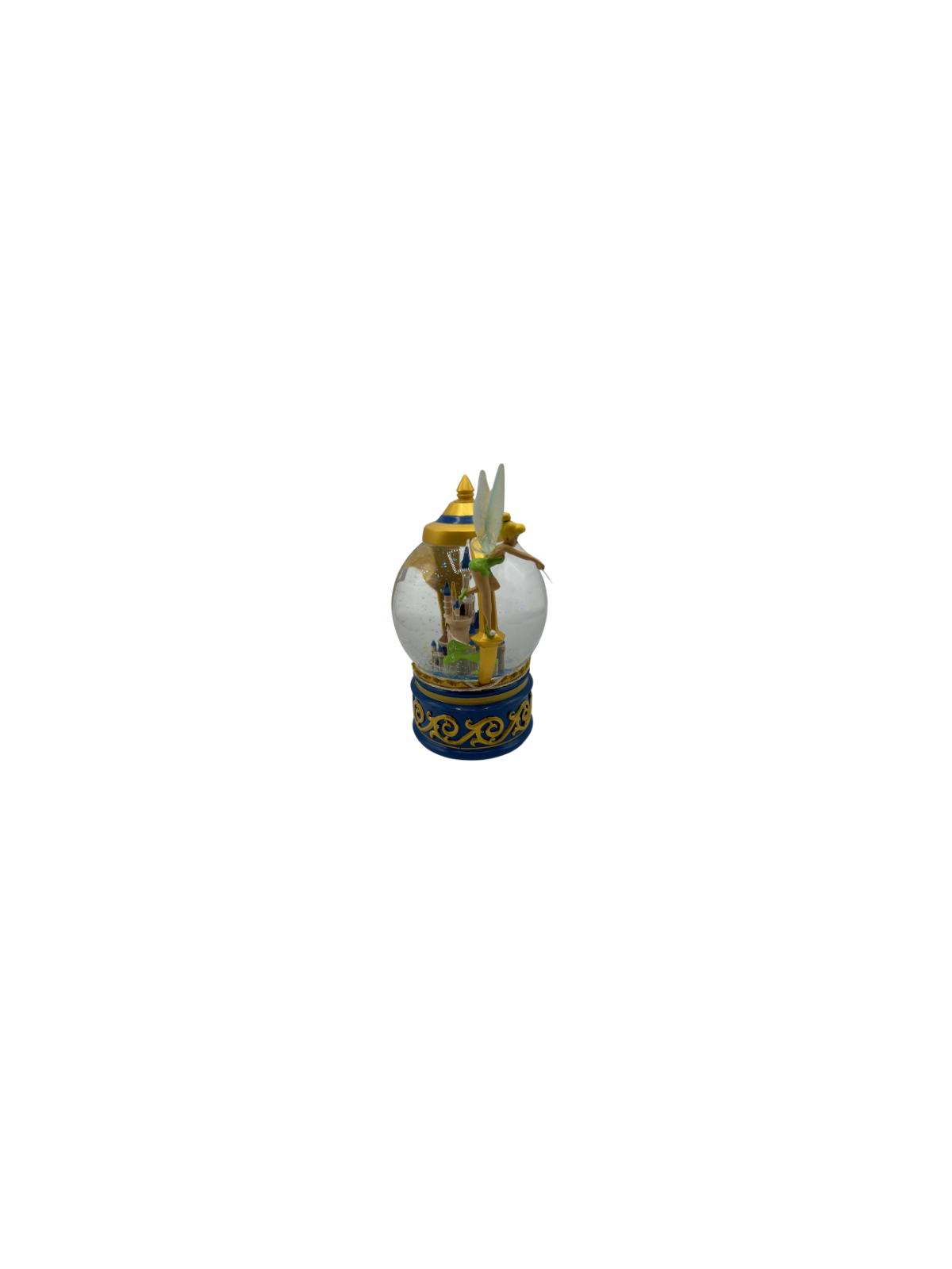 Figurine Snowglobe Fée clochette château Disneyland Paris