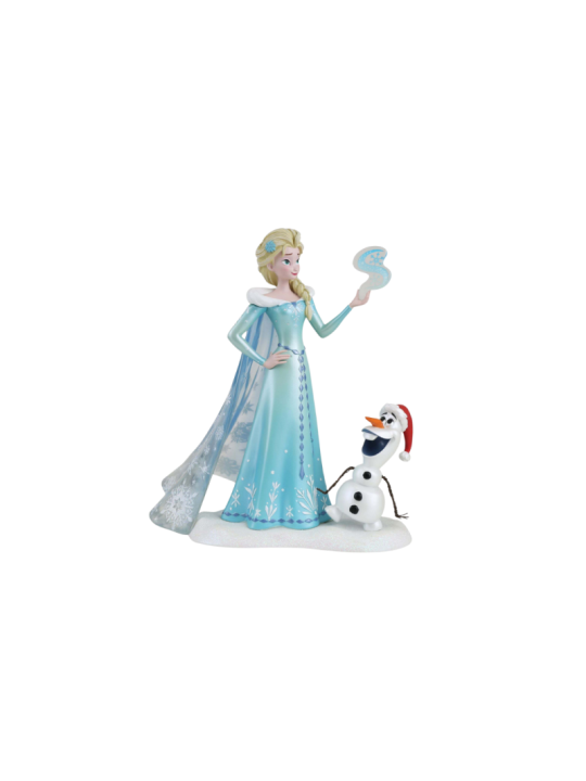 Figurine Elsa Et Olaf La Reine Des Neiges - Disney Showcase 6019423