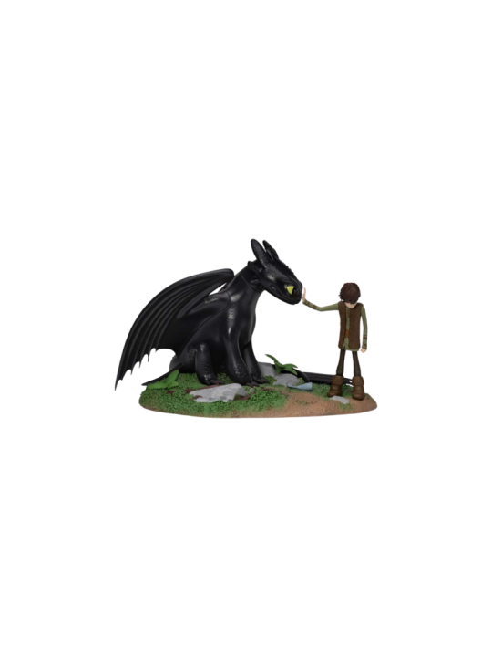 Figurine Statuette Pvc Krokmou Et Harold Dragons D-Stage