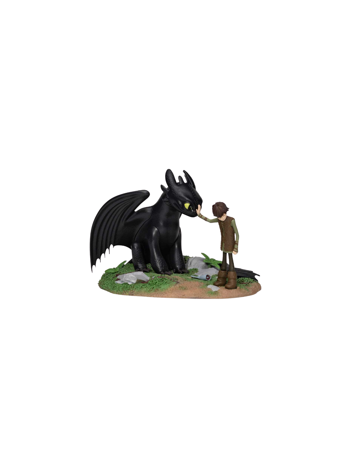 Figurine Statuette Pvc Krokmou Et Harold Dragons D-Stage