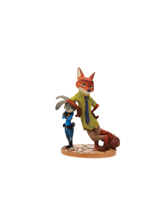 Figurine Nick Wilde et Judy Hopps Zootopie Disney Showcase 6014932
