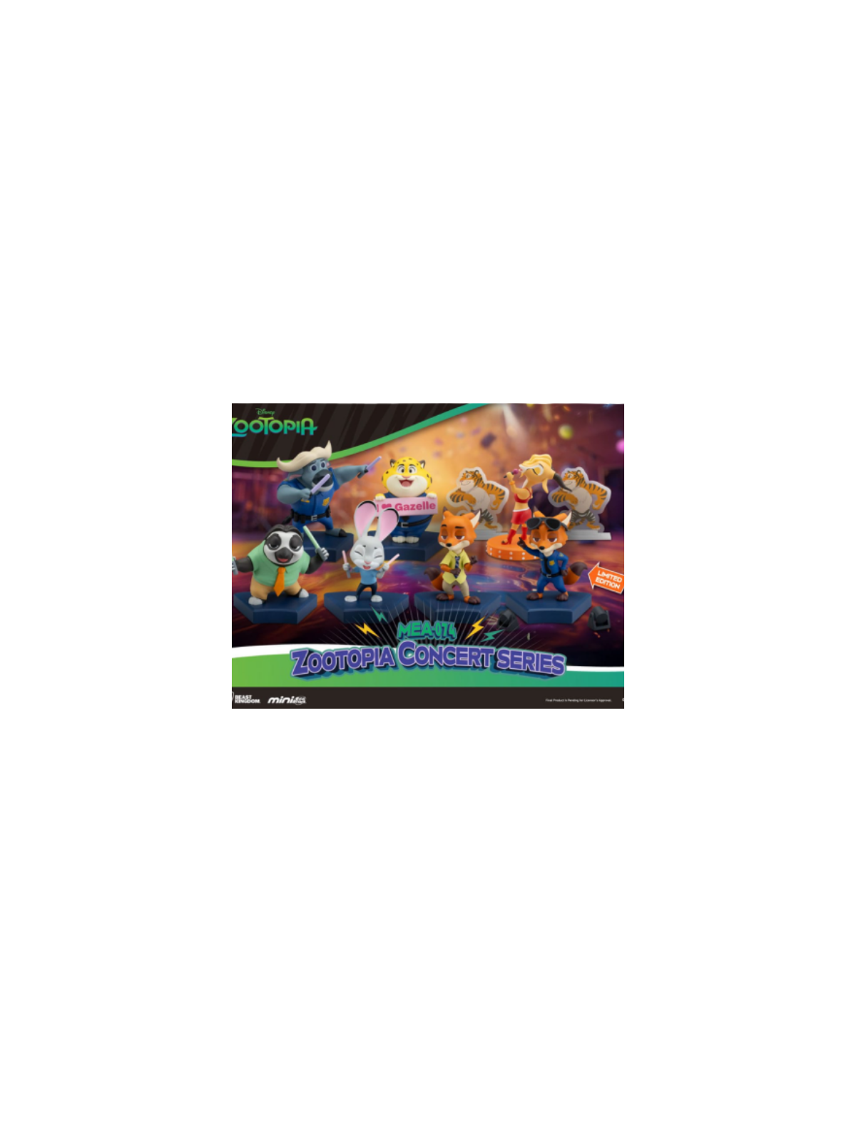 Figurine Blindbox Mini egg attack concert Zootopie Disney