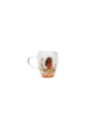 Verre avec fleurs sechées Vaiana Disney