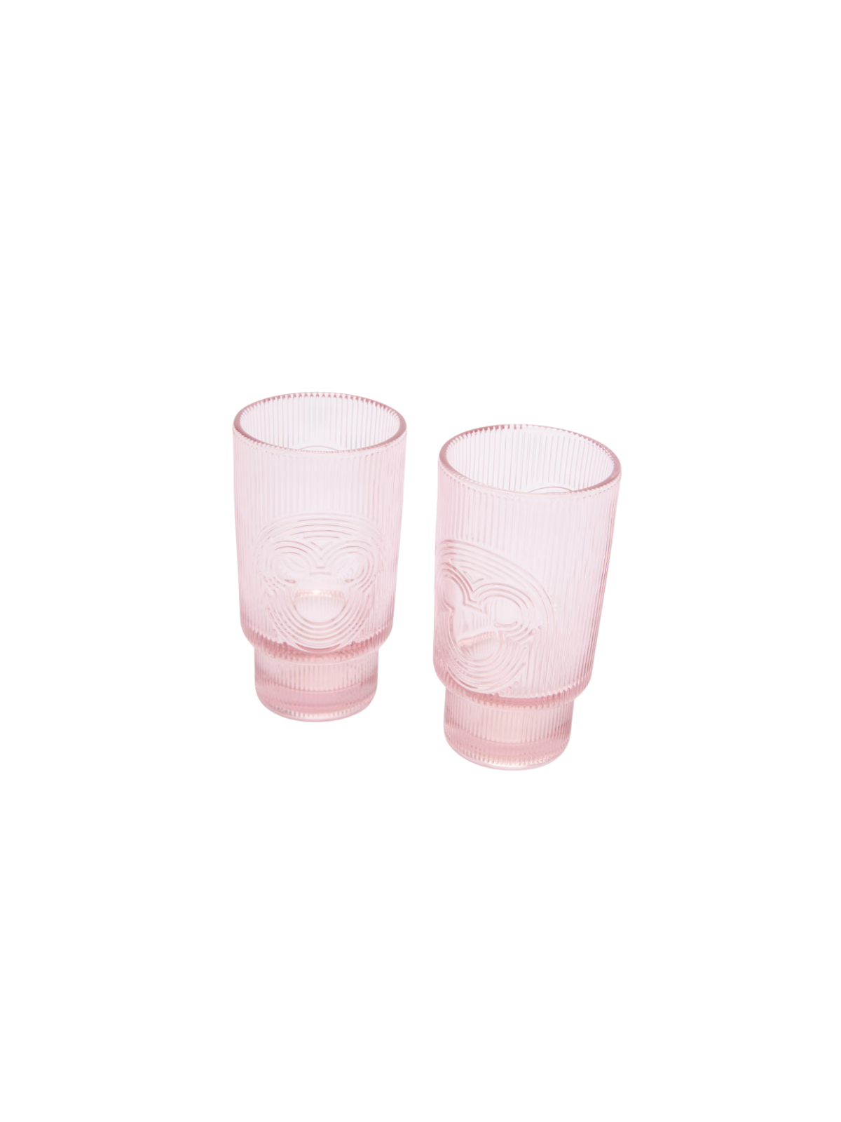 Verres à tête de Mickey roses lot de 2 Home Haven Disney