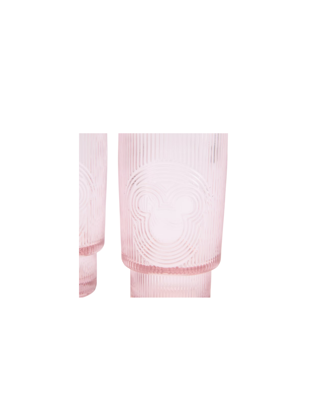 Verres à tête de Mickey roses lot de 2 Home Haven Disney