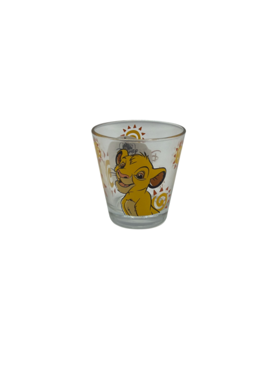 Verre portrait Simba Le Roi Lion Disneyland Paris