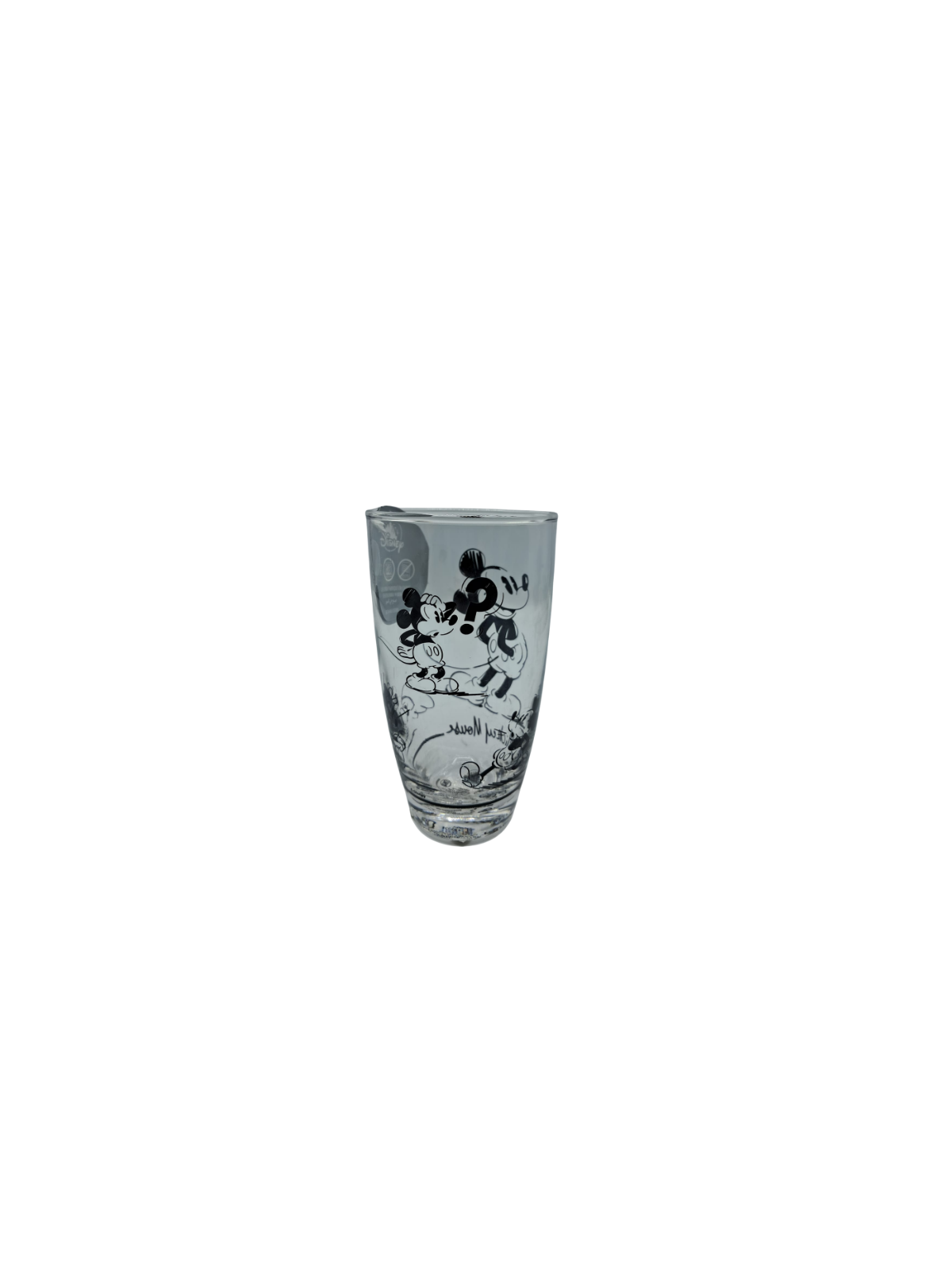 Verre Mickey Mouse N&B Disneyland Paris