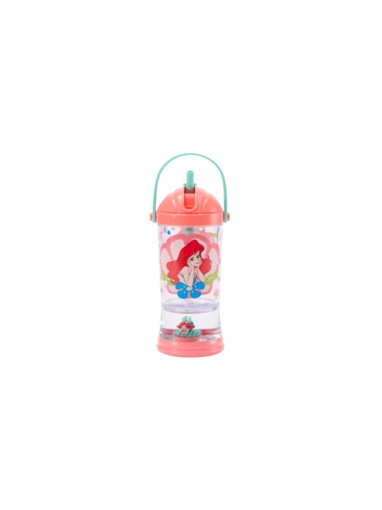 Gobelet La Petite Sirène avec paille et boule à neige Disney